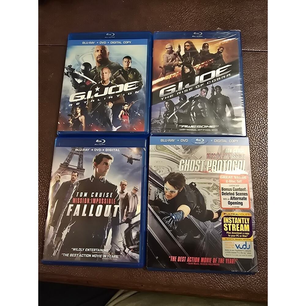 Bundle of 4 Blue Rays Titles in Description